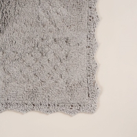 Коврики для ванной SL Home, 2 шт: 50&times;70 см, 60&times;100 см, цвет серый