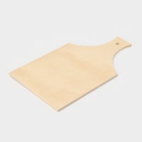 Доска разделочная деревянная с ручкой, 30&times;16,5 см, фанера