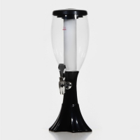 Башня пивная &laquo;Вавилон&raquo;, 2 л, цвет чёрный