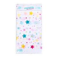 Скатерть одноразовая &laquo;Звёзды&raquo; 137&times;180см