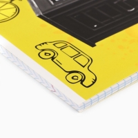 Предметная тетрадь А5, 48 л на скрепке &laquo;Яркий. Английский язык&raquo;  ТВИН лак, уф лак, конгрев