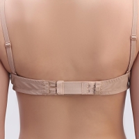 Застёжка-удлинитель для бюстгальтера, 3 ряда 2 крючка, 3,2 &times; 10,5 см, 3 шт, цвет белый/бежевый/чёрный