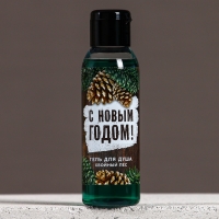 Набор "Богатства и успеха", мини гель для душа и мочалка