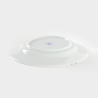 Тарелка фарфоровая &laquo;Беатриче&raquo;, d=20 см, цвет белый