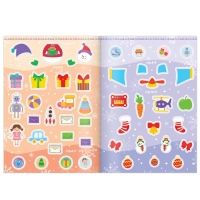 Набор книг с наклейками &laquo;Новогодние радости&raquo;, 2 шт. по 12 стр.