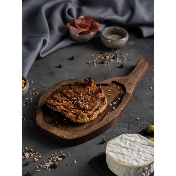 Доска для подачи Adelica &laquo;Стэйкхаус&raquo;, 30&times;15&times;1,8 см, берёза