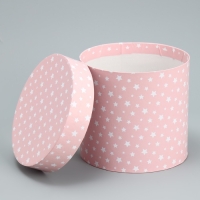 Набор шляпных коробок 5 в 1, упаковка подарочная, &laquo;Паттерн&raquo;, 13 х 14 ‒ 19.5 х 22 см