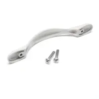 Ручка-скоба мебельная PC181BL, м/о 96 мм, белая