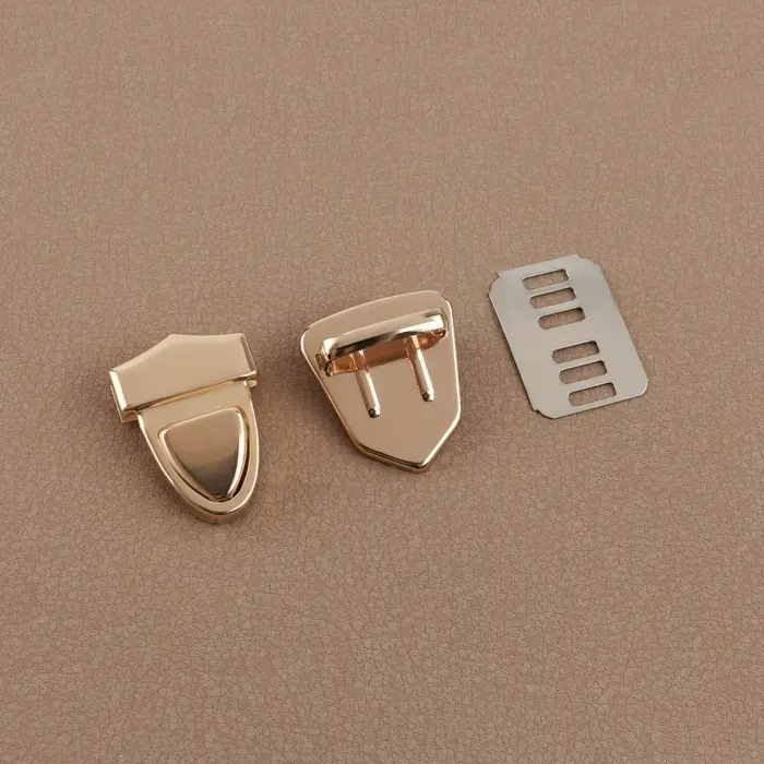 Застёжка для сумки, 3&times;2.5 см, цвет золотой