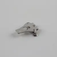 Крючки пришивные для брюк, железо, 2&times;1.5 см, 2 шт., цвет серебряный