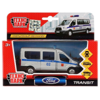 Машина &laquo;Полиция Ford Transit&raquo;, 12 см, инерционная, открывающиеся двери, металлическая