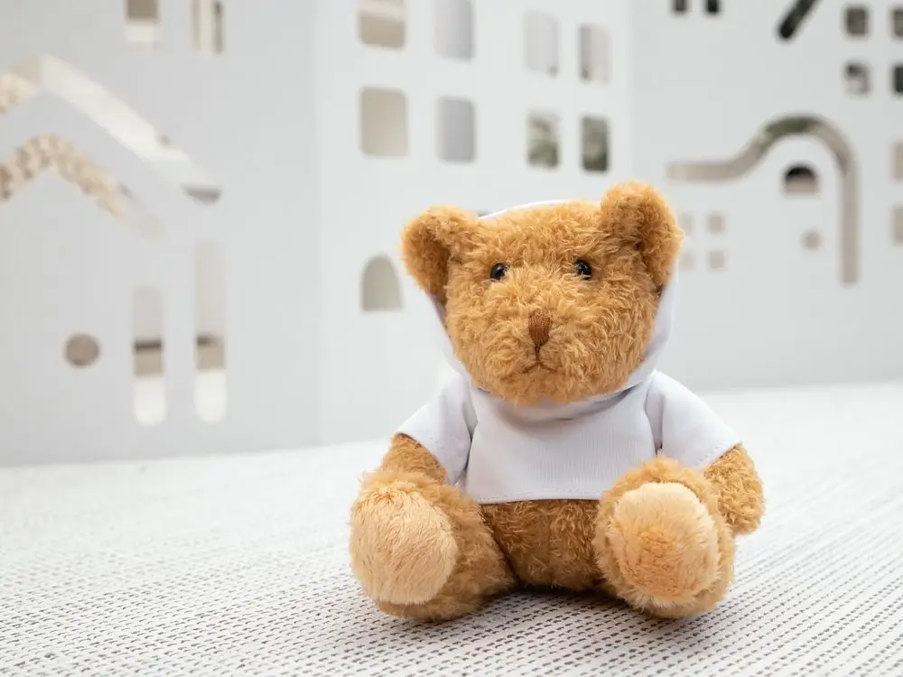 Мягкая игрушка &laquo;Мишка Cuddleton&raquo; в белом худи