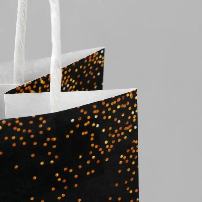 Пакет подарочный под бутылку, упаковка, &laquo;Бант&raquo;, белый крафт, 13 х 36 х 10 см