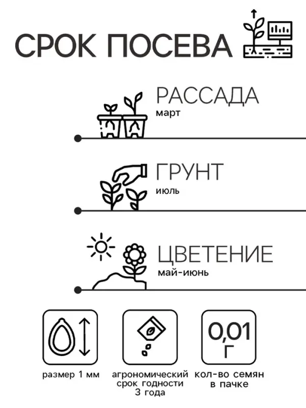 Семена цветов Камнеломка "Бархатный ковер", 0,01 г