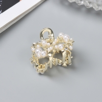 Краб для волос "Саманта галант" бант, 3 см, золото