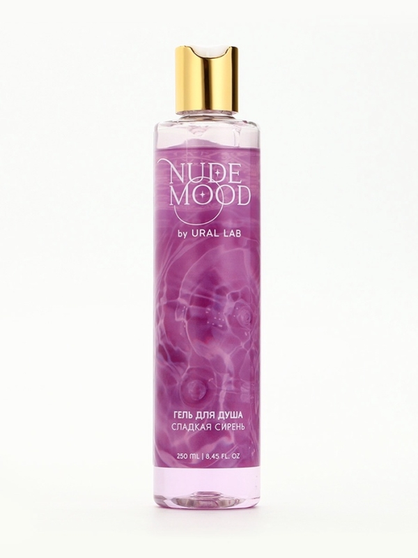 Подарочный набор URAL LAB: гель для душа 250 мл, аромат сирени и соль для ванны с лепестками лаванды 150 г