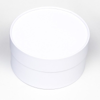 Подарочная коробка "Алмаз" белый, завальцованная без окна, 21х11 см