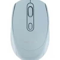 Мышь WELLMADE M03, беспроводная, оптическая, 1200 dpi, голубая