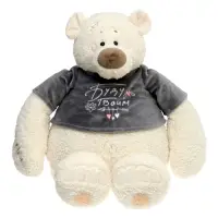 Мягкая игрушка "Медведь Тато в графитовой майке", 37 см ММТато/38/гр