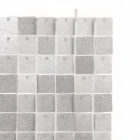 Панель с пайетками для фотозоны 30*30 см серебро с блёстками