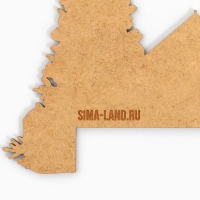 Декор на раму двери новогодний &laquo;Домики&raquo;,  на Новый год, 25,5 х 11,8 см