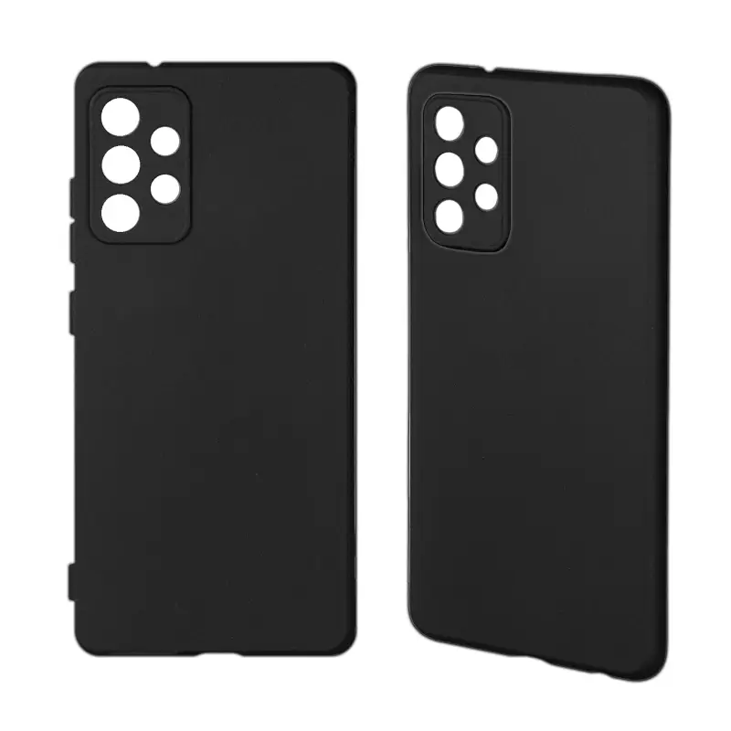 Чехол Samsung A52 TPU матовый черный