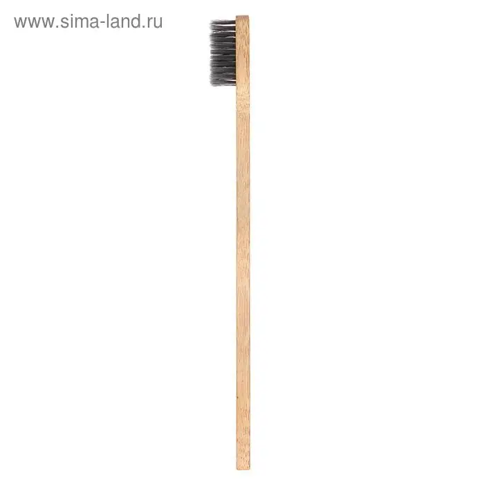 Бамбуковая зубная щётка средней жесткости, микс цветов