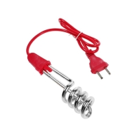 Электрокипятильник Luazon LEK 03, 750 Вт, спираль пружина, 16х3 см, 220 В, красный