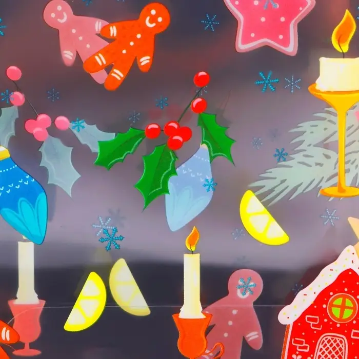 Коробка подарочная новогодняя складная ПВХ &laquo;Новогоднее настроение&raquo; 11&times;8&times;2 см