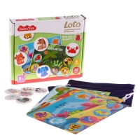 Лото с деревянными фишками &laquo;Кто где живёт?&raquo; Baby Toys