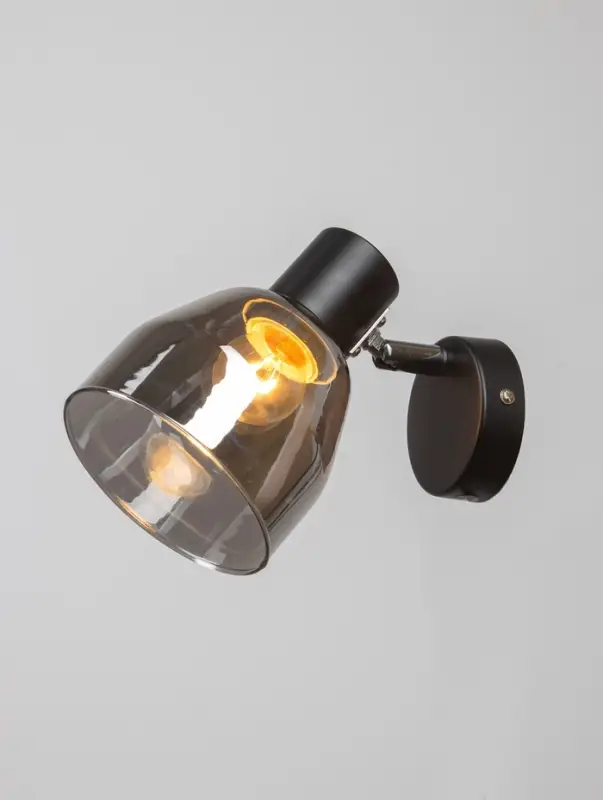 Спот "Арнелла" 1хЕ14 40Вт черный 16х16х12 см