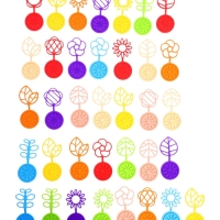 Конструктор развивающий &laquo;Листочки&raquo;, с заданиями, 42 детали