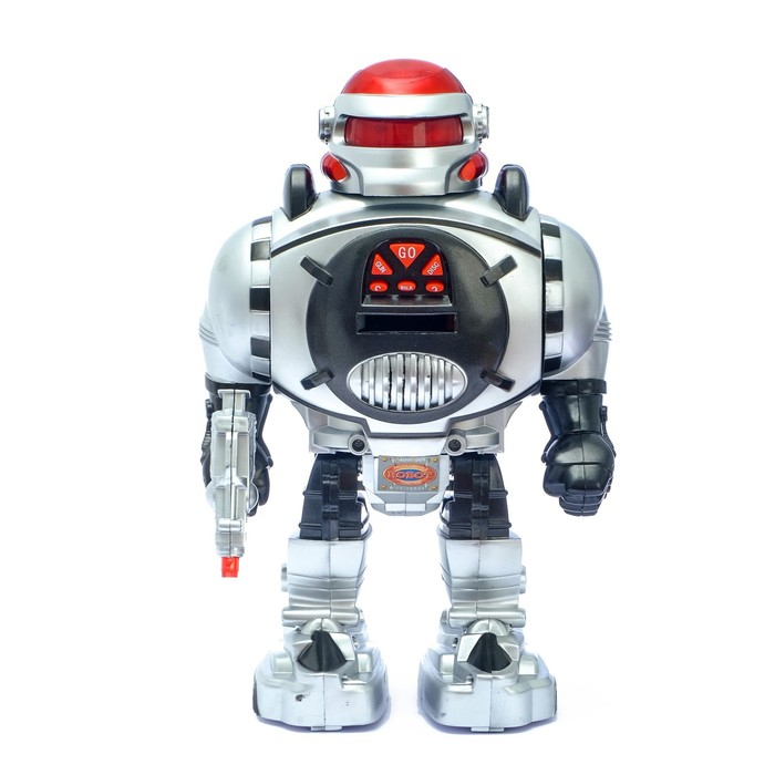 Робот радиоуправляемый &laquo;Космический боец&raquo;, световые и звуковые эффекты, стреляет дисками, МИКС