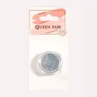 Блёстки для декора ногтей, мелкие, цвет серебристый голографический