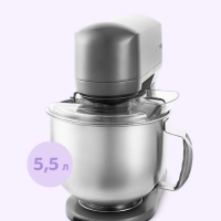 Цельнометаллический планетарный миксер КТ-1328 - 1200 Вт