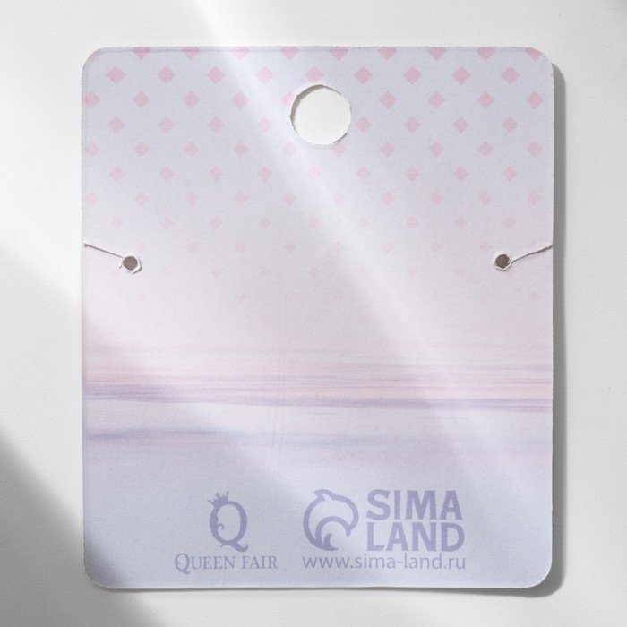 Кулон &laquo;На леске&raquo; капля, цвет радужный, 35 см