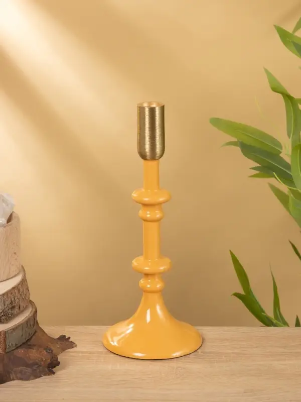 Подсвечник на 1 свечу "Песок" 10х10х26 см