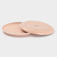 Набор  посуды Доляна "Кремовое облако" 24: Кружка, тарелки (20,27см), салатник, цвет крем