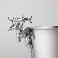 Ведро для льда из нержавеющей стали, 5 л, 29&times;20&times;27 см, цвет хромированный