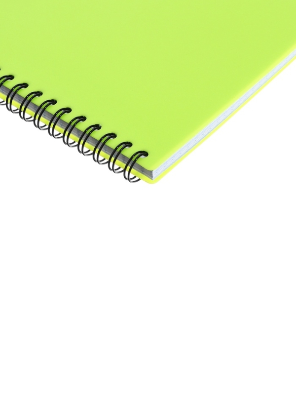 Тетрадь А5 80л кл на гребне ErichKrause Reef, пласт обл, блок оф, лайм