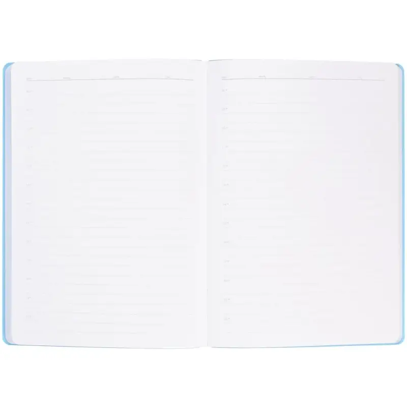 Ежедневник Flexpen Shall, недатированный, голубой