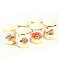 Стакан одноразовый бумажный с тиснением, 250 мл, Союзмультфильм