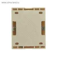 Выключатель "Топ", 10 А, 220 В, 2 клавиши, накладной, белый