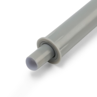 Толкатель (амортизатор) мебельный, цвет серый, 61,5х9 мм, 10 шт