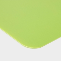 Доска разделочная противоскользящая гибкая Доляна, 33&times;23 см, цвет зелёный