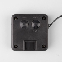 Гирлянда &laquo;Нить&raquo; 4.5 м с насадками &laquo;Цветы&raquo;, IP44, тёмная нить, 30 LED, свечение жёлтое/аквамарин, 2 режима, солнечная батарея