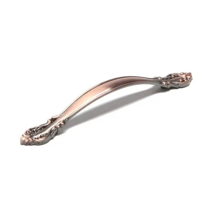 Ручка-скоба мебельная PC181, 96 мм, цвет медь