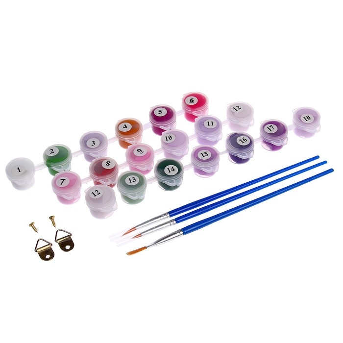 Картина по номерам на холсте с подрамником &laquo;Натюрморт с цветами&raquo;, 30х40 см