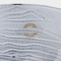 Салатник Magistro &laquo;Рифл&raquo;, 350 мл, d=14,7 см, стекло, голубой