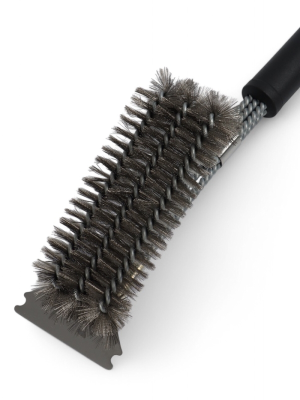 Щетка - скребок для чистки гриля Maclay, стальная, длина 45 см